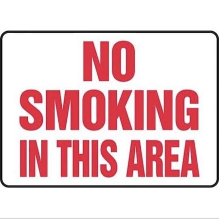 Accuform Designated Smoking Area - Please Use Ashtrays, Aluma-Lite, 10 in x 14 in MSMK967XL